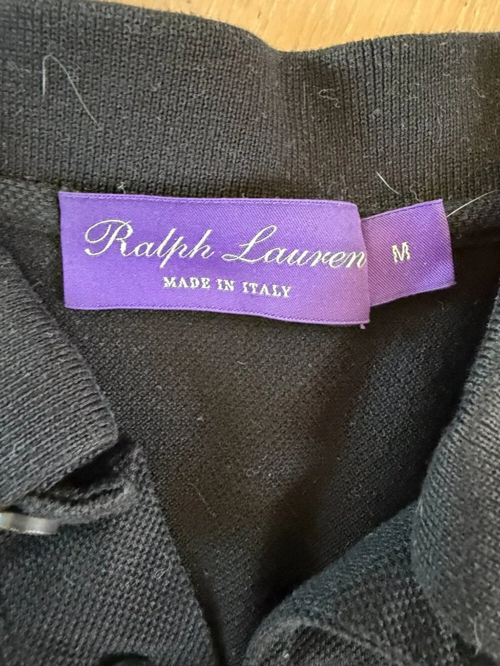 Ralph Lauren polo t-shirt black bear embroidery